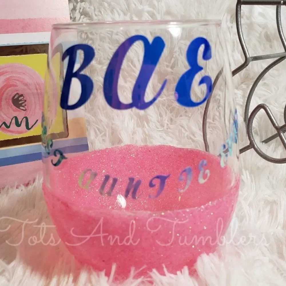 Best Auntie Ever 21oz Stemless Wine Glass